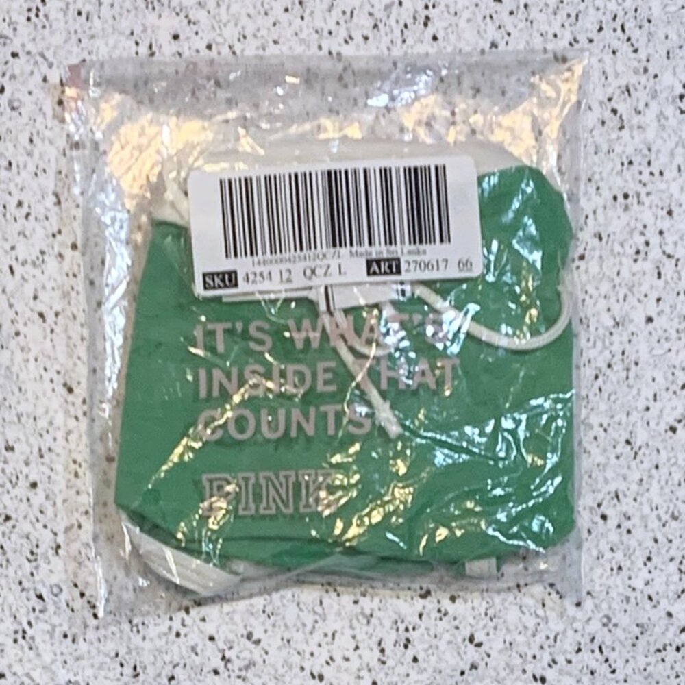 Victoria's Secret PINK Dorm Boyshort Panty Large Hot Shorts Stripes Large
